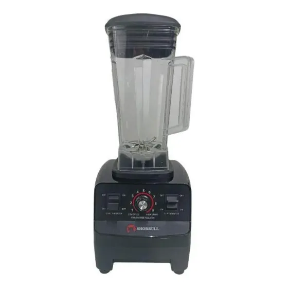 Licuadora Profesional Blender 4500w Rudo Frappe 2l Shorbull Color Negro