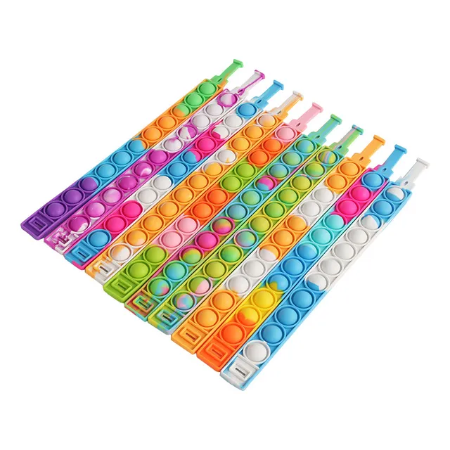 Juego Push Bubble Toy Pulsera Antiestrés 50 Piezas