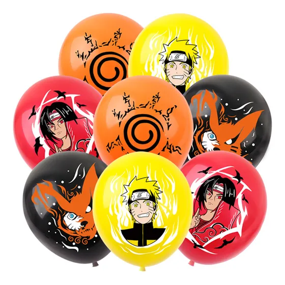 Set De 12 Globos Latex Para Fiesta Diferentes Diseños 