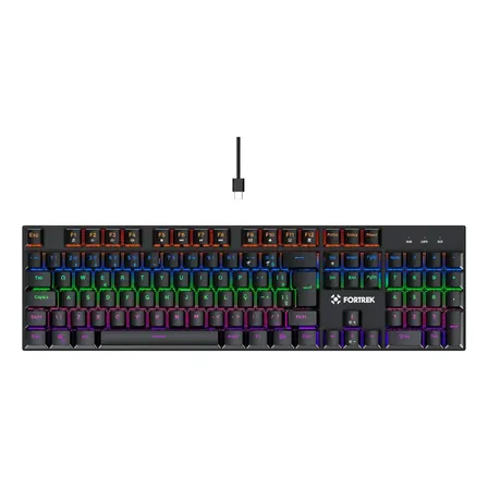 Teclado Gamer Mecânico Fortrek Gravity 100 Fullsized Switch Outemu Red B