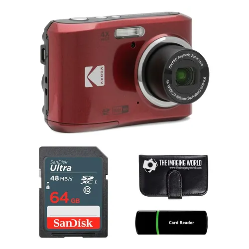 Câmera Digital Kodak Pixpro C1 13mp Com Cartão De 32gb Brown