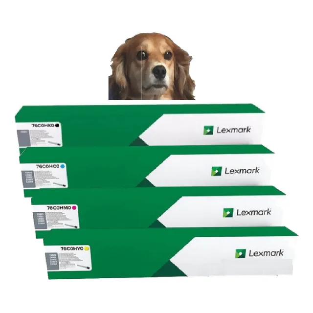 Juego De 4 Lexmark 76c0hm0, 76c0hy0, Facturado Original