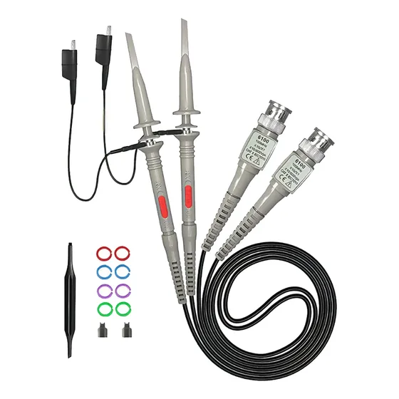 Kit De Sondas De Osciloscopio De 100 Mhz Con Accesorios