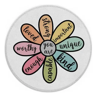 Alfombrilla De Mouse Con Texto En Inglés You Are Positive A Alfombrilla De Mouse Con Texto En Inglés You Are Positive A