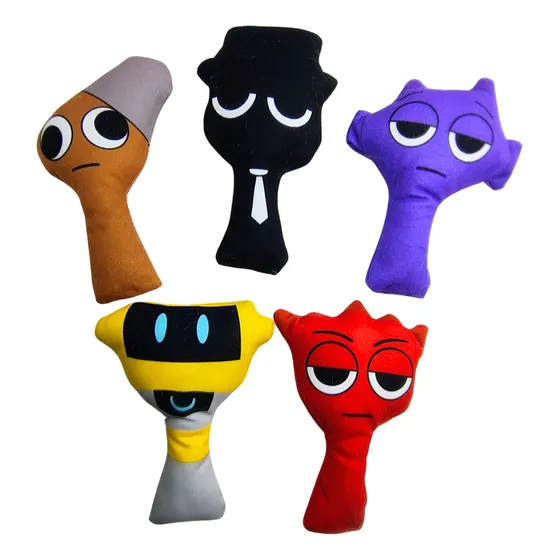 Peluche Sprunki Roblox Pack X 5