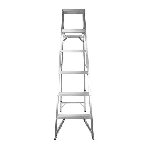 Escalera Tijera De Aluminio Cuprum -1.82mt/5escalones-608-06