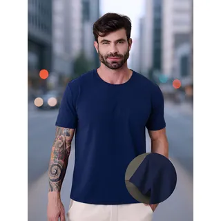 Camiseta Basica Modal Masculina AlgodĂŁo Malha Peruana Camiseta Basica Modal Masculina AlgodĂŁo Malha Peruana