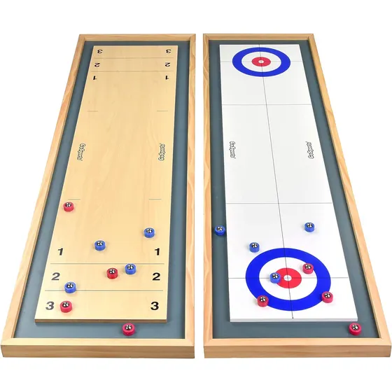 Grosports Shuffleboard And Curling 2 En 1 Juegos De Mesa - M