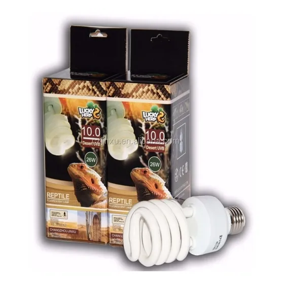 Lampada Uva/uvb Lucky Herp 10.0 26w 110v Repteis Deserticos 