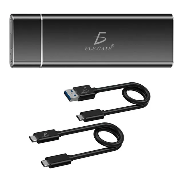 Case Para Ssd M.2 Protocolo Nvme Con Cables Tipo C & Usb 3.0