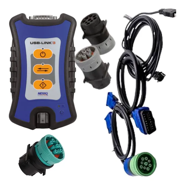 Interface De Diagnostico Usb Link 3 Nexiq + Adaptador De 6