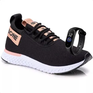 TĂȘnis Feminino OrtopĂ©dico Caminhada Academia Leve + RelĂłgio TĂȘnis Feminino OrtopĂ©dico Caminhada Academia Leve + RelĂłgio