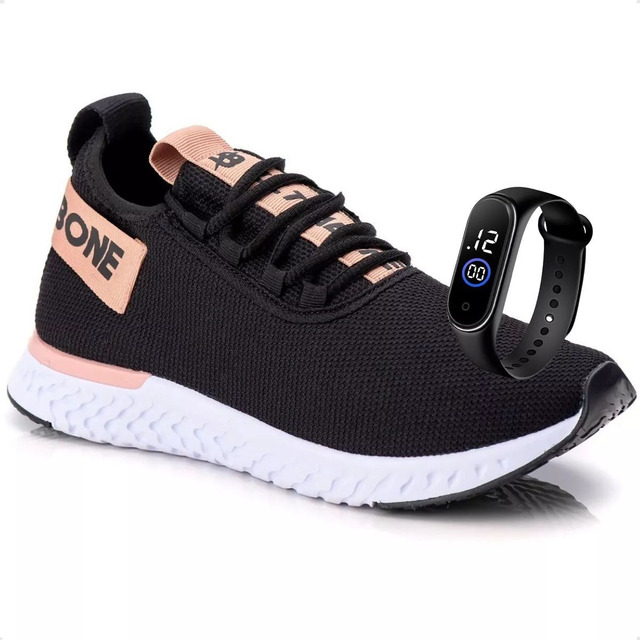 Tênis Feminino Ortopédico Caminhada Academia Leve + Relógio Tênis Feminino Ortopédico Caminhada Academia Leve + Relógio