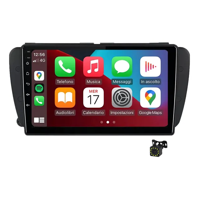 Estéreo Android Para Seat Ibiza 2009-2015 Carplay Cámara Gps