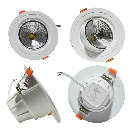 Lampara Panel Spot Led 7w  Luz Blanca Empotrar Redonda
