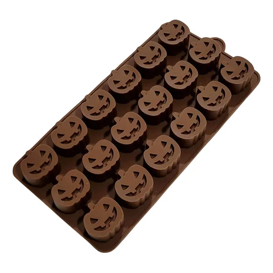 Molde De Silicona Calabaza Para Chocolate, Jalea, Caramelo