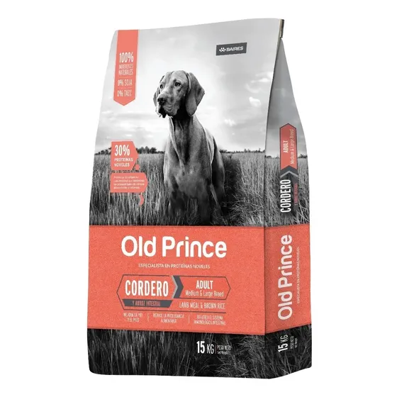 Old Prince Cordero Y Arroz Integral 3 Kg 30% Protein Novel | Cuotas sin interés