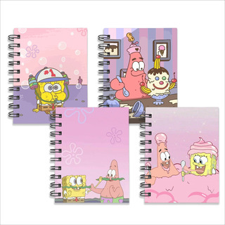 Bob Esponja Paquete De 4 Libretas Bob Esponja Paquete De 4 Libretas