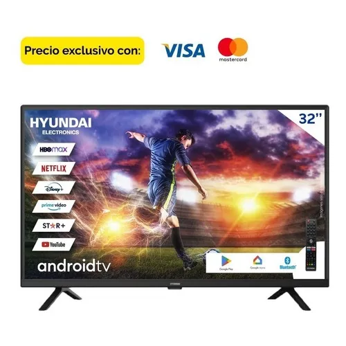 Smart TV de 32" Hyundai HYLED3251AIM con pantalla LCD HD
