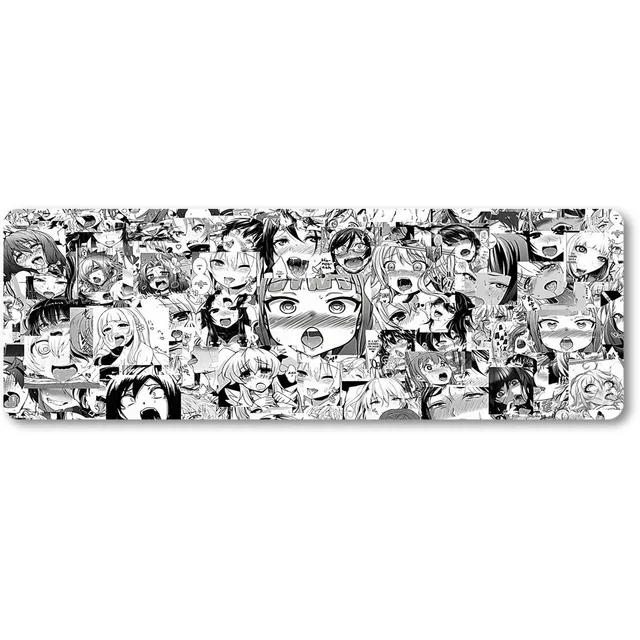 Mousepad Xxl 80x30cm Cod.597 Chicas Anime Ahegao