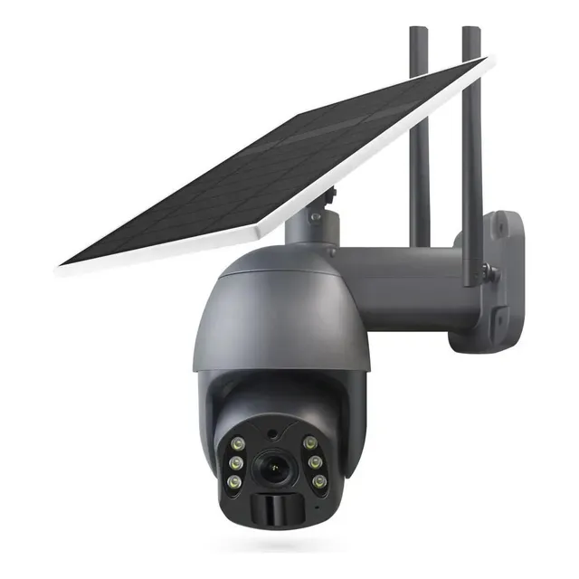 Cámara Seguridad Wifi Tuya Smart 3mp 8w Panel Solar 2,5  Ptz