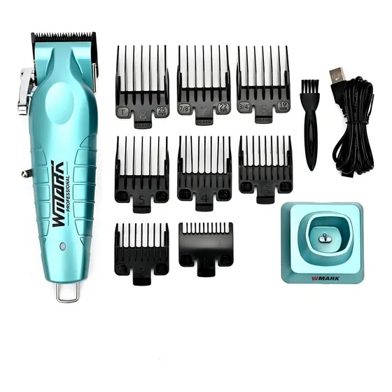Maquina De Corta Cabelo Wmark Ng-133 Azul