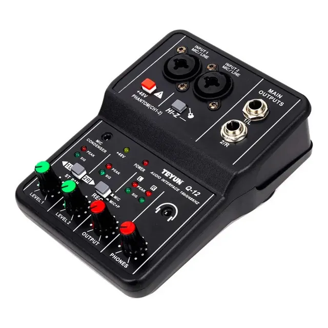 Interfaz De Audio Teyun Q-12