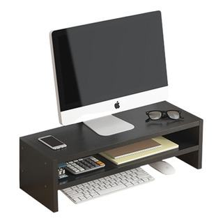 Soporte De Monitor De Escritorio De Madera De 2 Niveles Soporte De Monitor De Escritorio De Madera De 2 Niveles