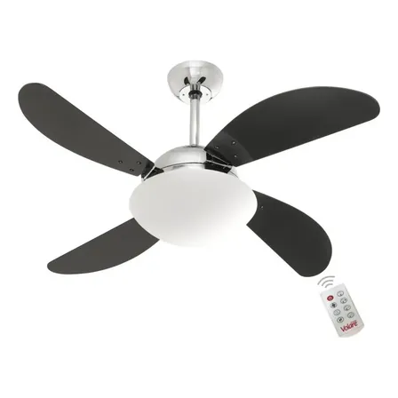 Ventilador Air Preto 127volt E Controle Remoto 1.05 M 127v (110v)