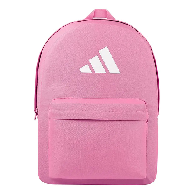 Mochila Classic 3 Bar Logo adidas Rosa Liso