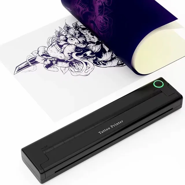 Impresora Termocopiadora Tattoo Portatil Tatuaje + 10 Hojas