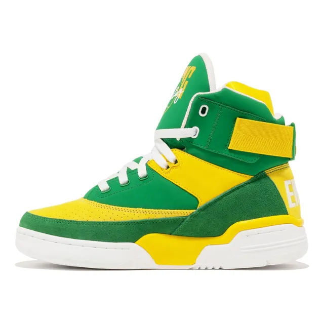 Patrick Ewing Athletics 33 Hi Verde Blanco Limon Seattle