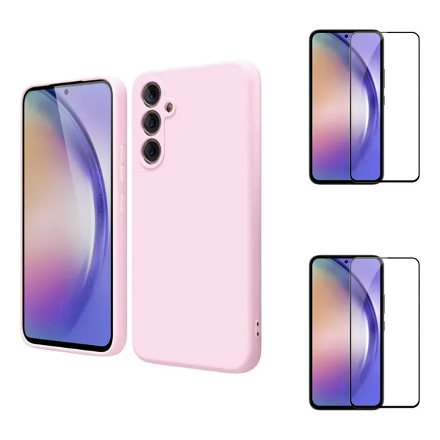Case Funda Soft Premium Para Samsung A35 + 2 Micas Pantalla