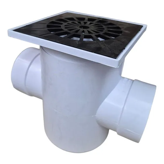 Pileta De Patio 1 Entrada 110/63mm Pvc 3,2 Reja 20x20 Ovcam