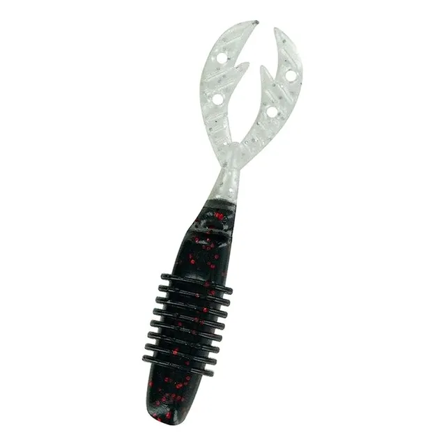 5 Swimon Blck Neon Pearl Silv Tail Señuelo Suave 8 Pk Cebo