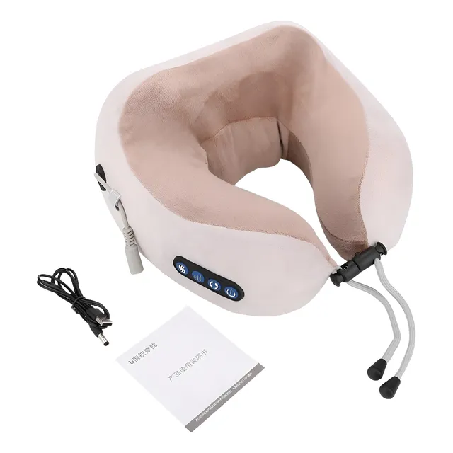 Masajeador De Cuello Cojin Tipo Almohada Shiatu Recargable