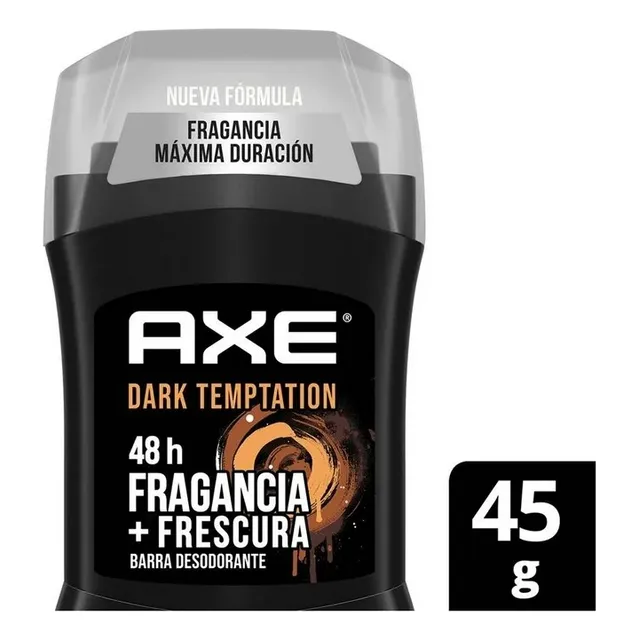 3 Pzas Desodorante Axe Dark Temptation En Barra Para Caballe