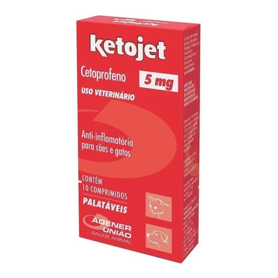 Ketojet 5mg Anti-inflamatório 10 Comprimidos