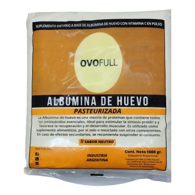 Albumina De Huevo En Polvo Suplemento Proteina Vitamina 1kg
