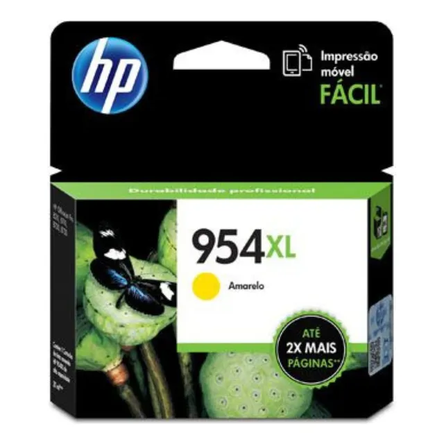 Cartucho De Tinta Hp 954xl Color Color Amarillo De 20 Ml