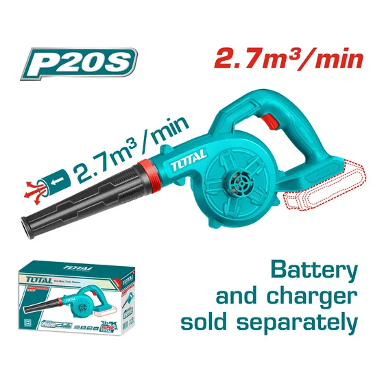 Soplador Portatil  Inalámbrico 20v 1800 Rpm