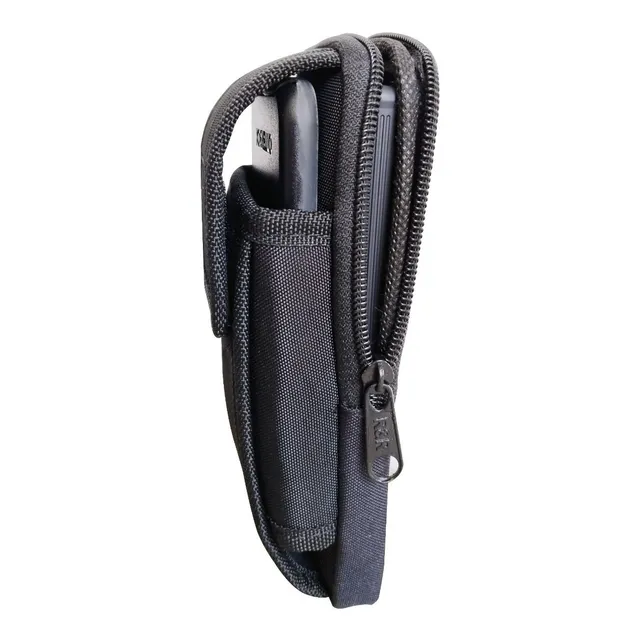 Estuche Funda Cinturón Doble Compartimento Para Celulares