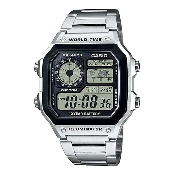 Casio Reloj de cuarzo AE-1200WHD-1A