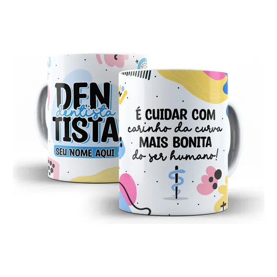 Caneca Profissão Com Nome Com Caixinha Xícara Presente Meme