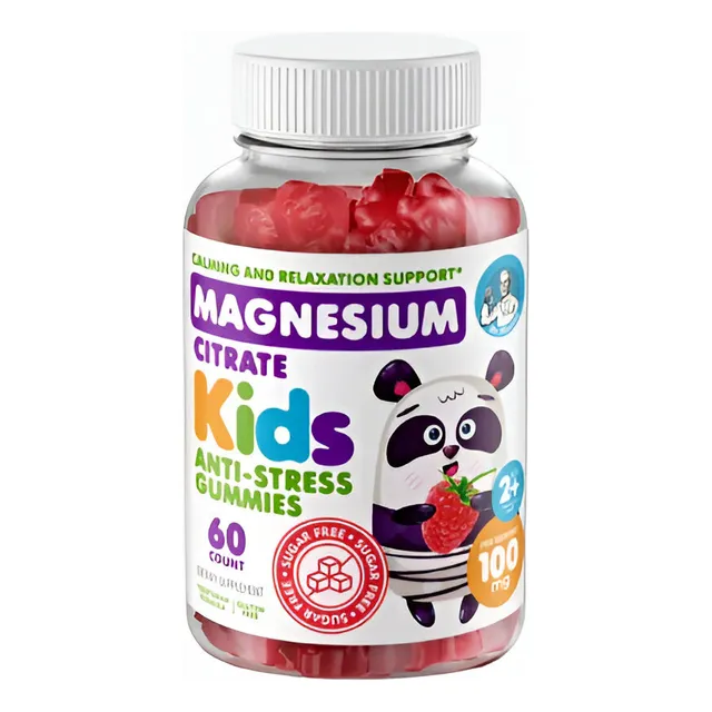Gomitas De Magnesio Para Niños, Calmantes Masticables