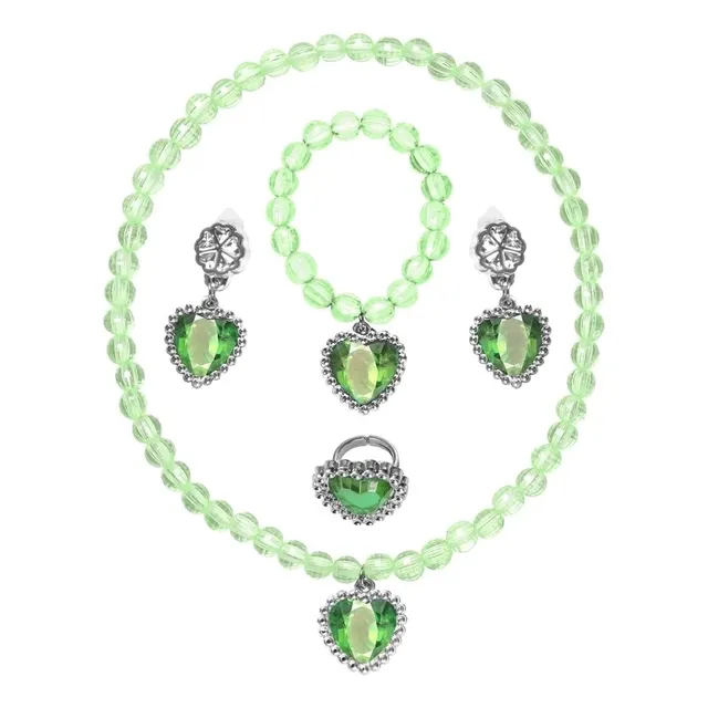 Kit 1a Set Bijoux Frozen Disfraz Princesa Disney Aros Pulser
