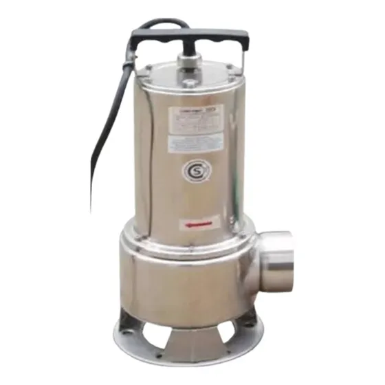 Bomba Desagote Cloacal Czerweny Wq2.2b - 3 Hp Tri 380v Inox Color Plateado