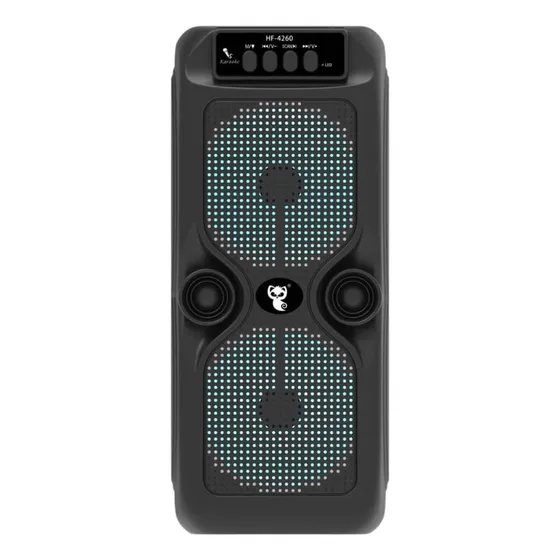 Corneta Parlante Speaker 4 X 2 Doble Bluetooth Sd Usb Radio
