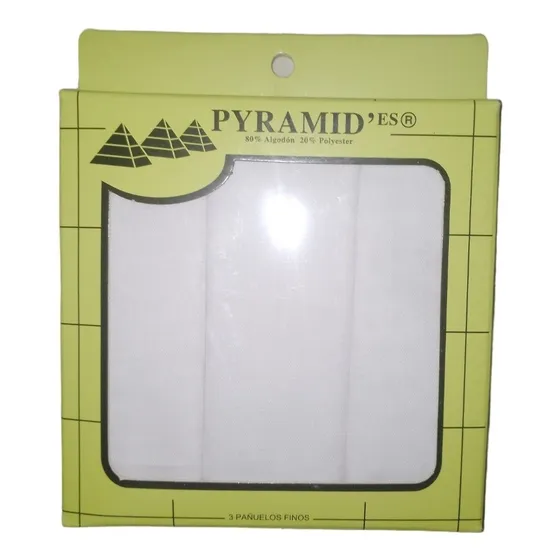 Pañuelos Pyramide Clásicos Blancos