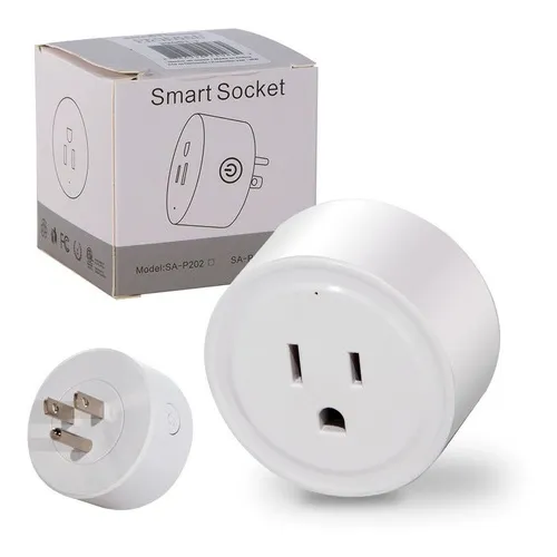 Enchufe Inteligente Wifi Smart Plug Alexa Home Socket Color Blanco